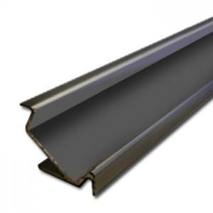 ALD - profil LED narożny czarny - sam profil 2m