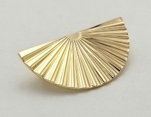 CB2-uchwyt 64mm półokrągły ZŁOTY POŁYSK SŁOŃCE