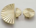 CB2-uchwyt 64mm półokrągły ZŁOTY POŁYSK SŁOŃCE