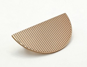 CB2-uchwyt 64mm półokrągły SZAMPAN BRĄZ LINIE