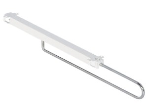 HAFELE-drążek wieszakowy 10kg wysuwany BIAŁY 300mm