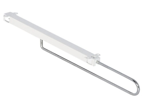 HAFELE-drążek wieszakowy 10kg wysuwany BIAŁY 300mm