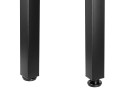 Noga kwadrat 50x50 CZARNA L-710mm regulacja