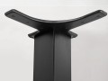 Noga kwadrat 50x50 CZARNA L-710mm mocowanie