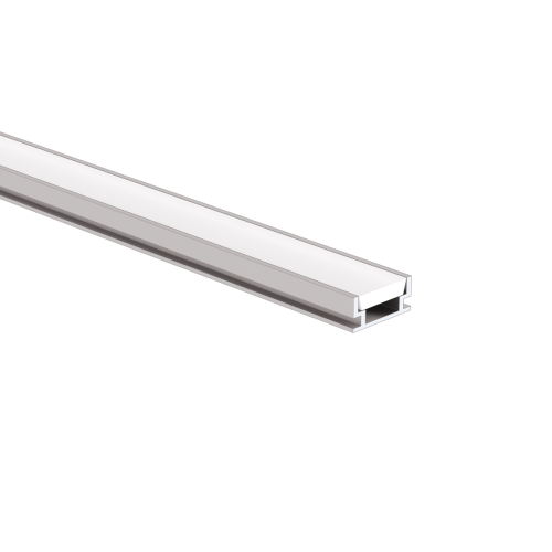 KLUŚ Profil LED HR-ALU 1m ANODA + osłona mleczna
