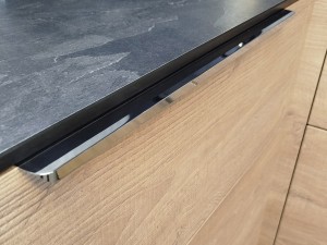 Uchwyt krawędziowy AK06 Zaoblony chrom połysk