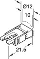 HAFELE - LOOX 5 - 24V Przewód zasilacz/taśma COB 8mm/2m