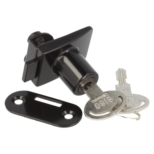 SISO-SQUARE zamek drzwi poj. czarny