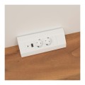 DL- Przedłużacz/gniazdo narożne CornerBox 2x 230V + USB A+C Biały