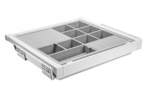 GTV-Garderoba ELITE Biała szuflada z organizerem "70"