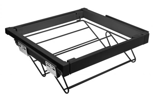 GTV-Garderoba ELITE Czarna szuflada na obuwie drut "70"