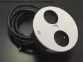 BACHMANN TWIST 2 ROUND PUSH gniazdo zasilające 1x230V + 1xUSB(A+C) BIAŁY