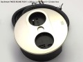 BACHMANN TWIST 2 ROUND PUSH gniazdo zasilające 1x230V + USB A/C INOX
