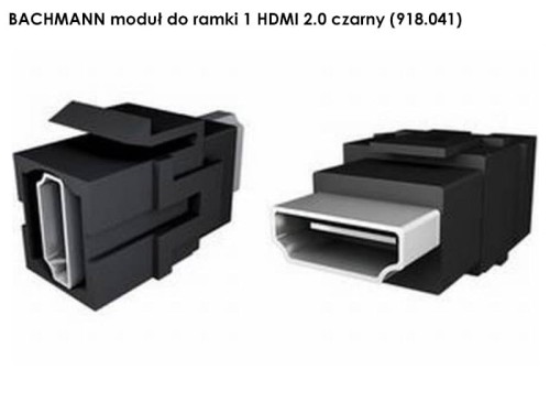 BACHMANN Keyston 1 HDMI2.0 czarny