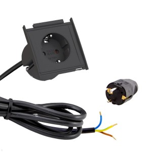 BACHMANN KAPSA gniazdo zasilające 1x230V Schuko