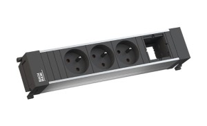 BACHMANN POWER FRAME listwa zasilająca 4-mod: 3x230V+1x moduł własny