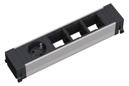 BACHMANN CONFERENCE / TOP FRAME Listwa zasilająca 1x230V Schuko + 3x wolne