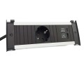 BACHMANN KAPSA listwa zasilająca 1x230V Schuko + USB(A+C) ładowarka (22W)