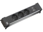 BACHMANN POWER FRAME listwa zasilająca 4-mod: 3x230V Schuko +USB(A+C)