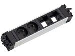 BACHMANN STEP ALU listwa zasilająca 2x230V + 2x wolne