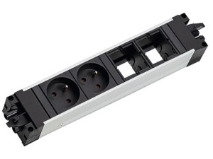 BACHMANN STEP ALU listwa zasilająca 2x230V + 2x wolne