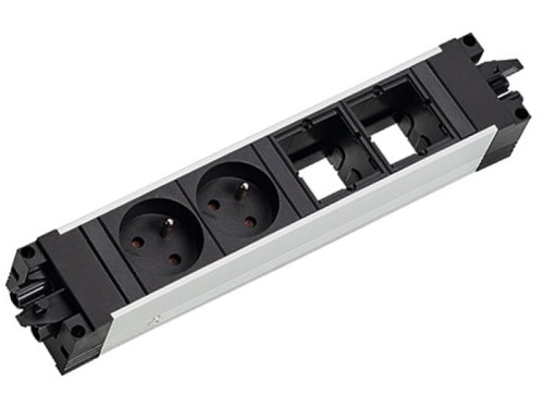 BACHMANN STEP ALU listwa zasilająca 2x230V + 2x wolne