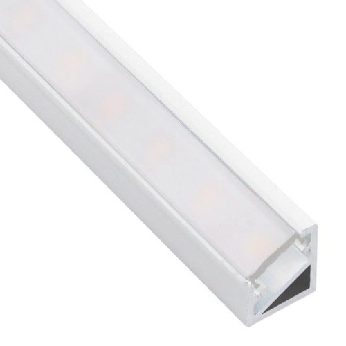 Profil LED DL TRI-LINE kątowy BIAŁY + osłonka mleczna 3m