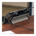 DL- Gniazdo DESK BOX 3xUTE+USB A/C Inox