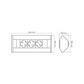 DL- Przedłużacz/gniazdo narożne CornerBox 3x230V Schuko Czarne