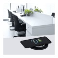 Gniazdo LIFT BOX AUTO 3x230V Schuko + USB A/C z ładowarką indukcyjną i włącznikiem