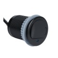 DL- Gniazdo SINGLE BOX 1x230V UTE + USB C CZARNY