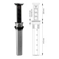 DL- Gniazdo LIFT BOX AUTO 3x230V Schuko+USB A+C ALU