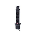 DL- Gniazdo LIFT BOX 3x230V UTE Aluminium