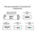 DL-Pilot naścienny RF 4-strefowy MULTI 5w1