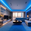 Taśma LED NEON FLEX (60W/5m) IP65 BLUE 12V