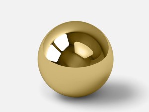 OH- Gałka mosiężna ODETE M BRASS