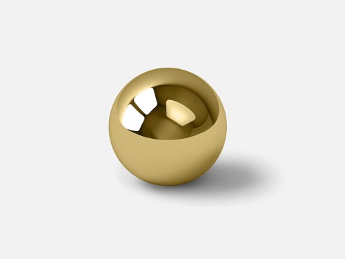 OH- Gałka mosiężna ODETE S BRASS