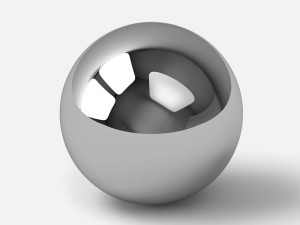 OH- Gałka mosiężna ODETE L SILVER