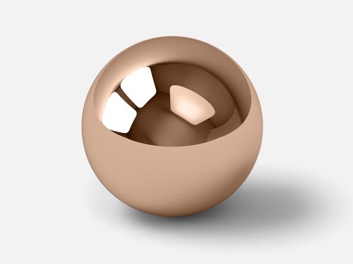 OH- Gałka mosiężna ODETE M COPPER