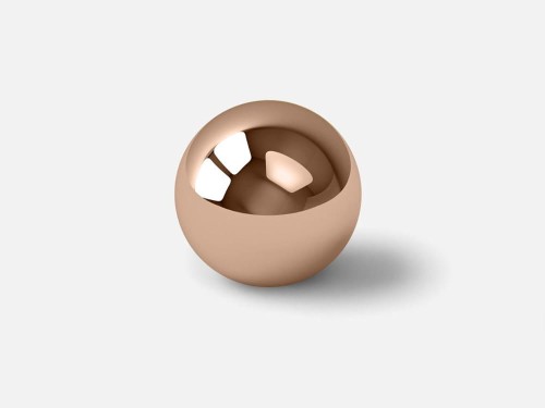 OH- Gałka mosiężna ODETE S COPPER