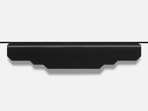OH- Uchwyt mosiężny krawędziowy KARLA BLACK 96mm
