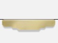 OH- Uchwyt mosiężny krawędziowy KARLA BRASS 96mm