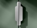 OH- Uchwyt stalowy krawędziowy TILDA SILVER MATT 96mm