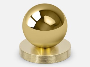 OH- Gałka mosiężna MONA M GOLD Fi 30m