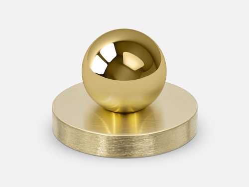 OH- Gałka mosiężna MONA S GOLD Fi 20mm
