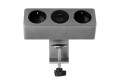 GTV-Gniazdo SOFITO szary flok 2x230V schuko + USB A/C