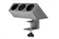 GTV-Gniazdo SOFITO szary flok 2x230V schuko + USB A/C