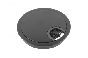 Przepust kabli METALOWY GTV (fi 80) - CZARNY MAT