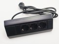 DL- Przedłużacz/gniazdo narożne CornerBox 3x230V Schuko Czarne