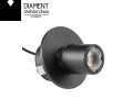 GTV-Oprawa LED Point MINI regulowana Czarna 12V